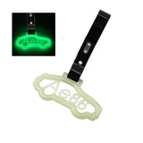 Brand New AE86 CAR Glow In The Dark Green JDM TSURIKAWA Ring Subway Train Bus Handle Black Strap Charm Drift