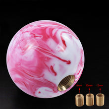 Load image into Gallery viewer, Brand New Universal Mix Pearl White/Hot Pink Round Ball Shift Knob Car Gear MT Manual Shifter M8 M10 M12