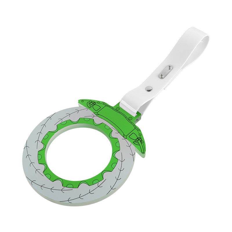 Brand New Brake Rotors Green TSURIKAWA Ring Subway Train Bus Handle White Strap Charm Drift