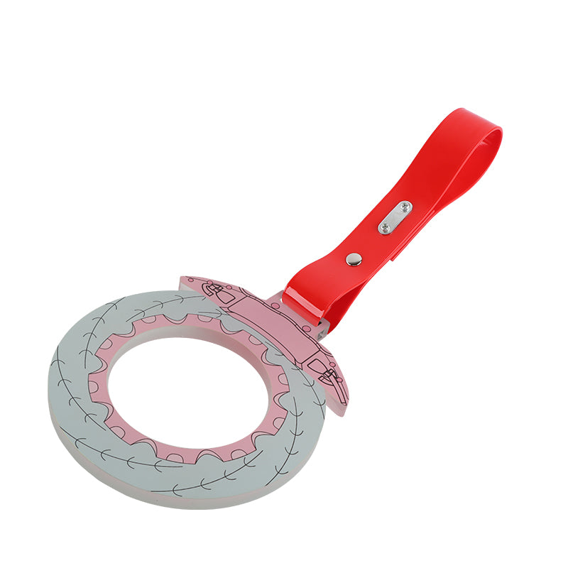 Brand New Brake Rotors Pink TSURIKAWA Ring Subway Train Bus Handle Red Strap Charm Drift