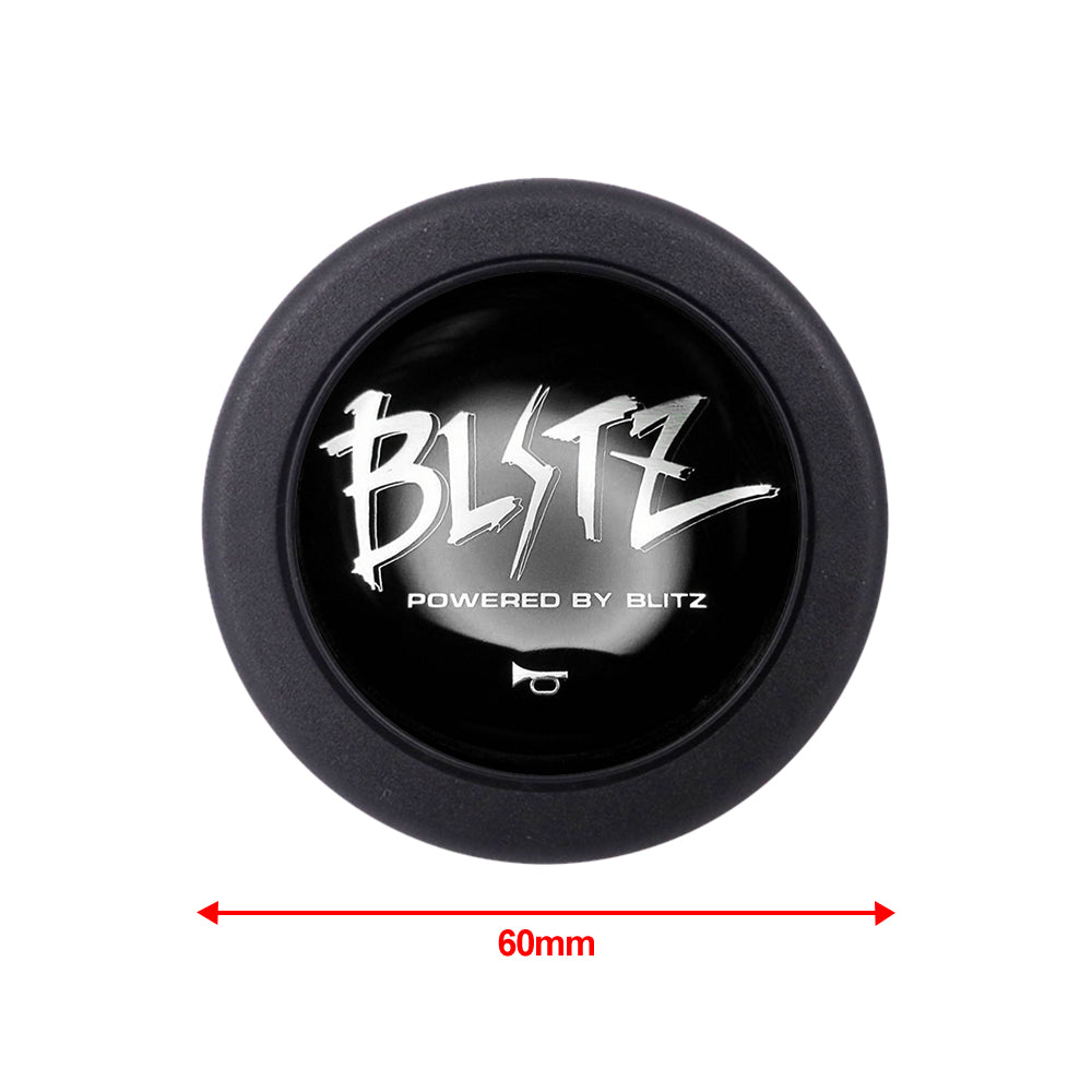 Brand New Universal Blitz Car Horn Button Black Steering Wheel Center Cap