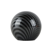 Load image into Gallery viewer, BRAND NEW UNIVERSAL MOMO JDM Aluminum Carbon Fiber Style Round Ball Manual Gear Stick Shift Knob Universal M8 M10 M12