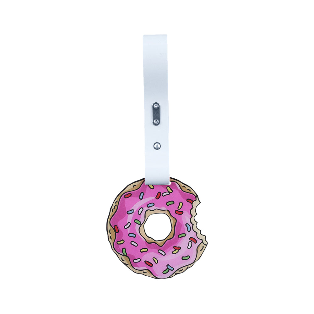 Brand New The Simpsons Sprinkled Donut JDM TSURIKAWA Ring Subway Train Bus Handle White Strap Charm Drift