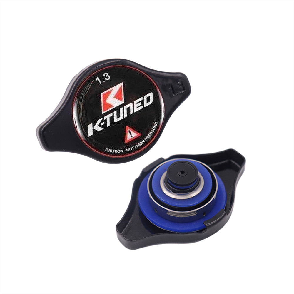 Brand New JDM 1.3bar 9mm K-TUNED Black Racing Cap High Pressure Radiator Cap For Universal