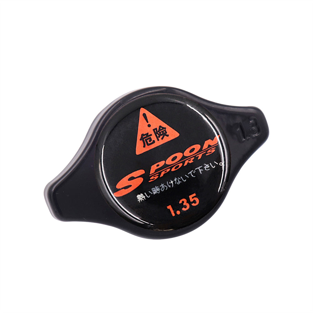 Brand New JDM 1.3bar 9mm Spoon Sports Black Racing Cap High Pressure Radiator Cap