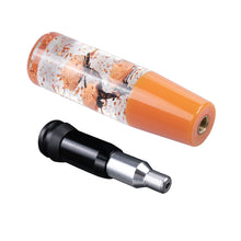 Load image into Gallery viewer, Brand New Glitter Orange Rose Flower Stick Shift Knob Automatic Gear Shifter