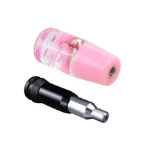 Load image into Gallery viewer, Brand New Glitter Pink Rose Flower Stick Shift Knob Automatic Gear Shifter