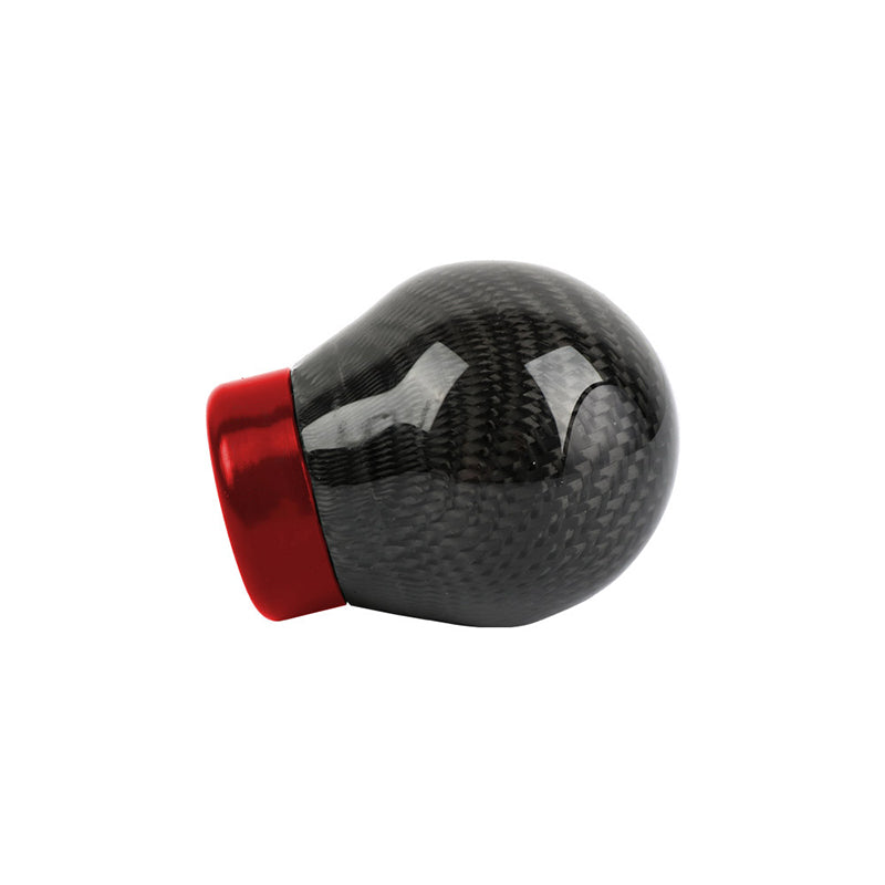 Brand New Universal Real Carbon Fiber Black Round Ball Manual Car Racing Gear Shift Knob Shifter M12 M10 M8