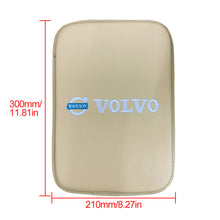 Load image into Gallery viewer, BRAND NEW UNIVERSAL VOLVO BEIGE Car Center Console Armrest Cushion Mat Pad Cover Embroidery