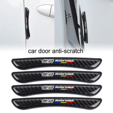 Load image into Gallery viewer, Brand New 4PCS MUGEN Real Carbon Fiber Anti Scratch Badge Car Door Handle Cover Trim