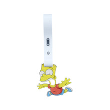 Load image into Gallery viewer, Brand New Bart Simpsons JDM TSURIKAWA Ring Subway Train Bus Handle White Strap Charm Drift