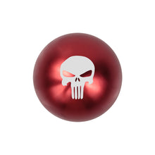 Load image into Gallery viewer, BRAND NEW UNIVERSAL JDM THE PUNISHER Aluminum Red Round Ball Manual Gear Stick Shift Knob M8 M10 M12