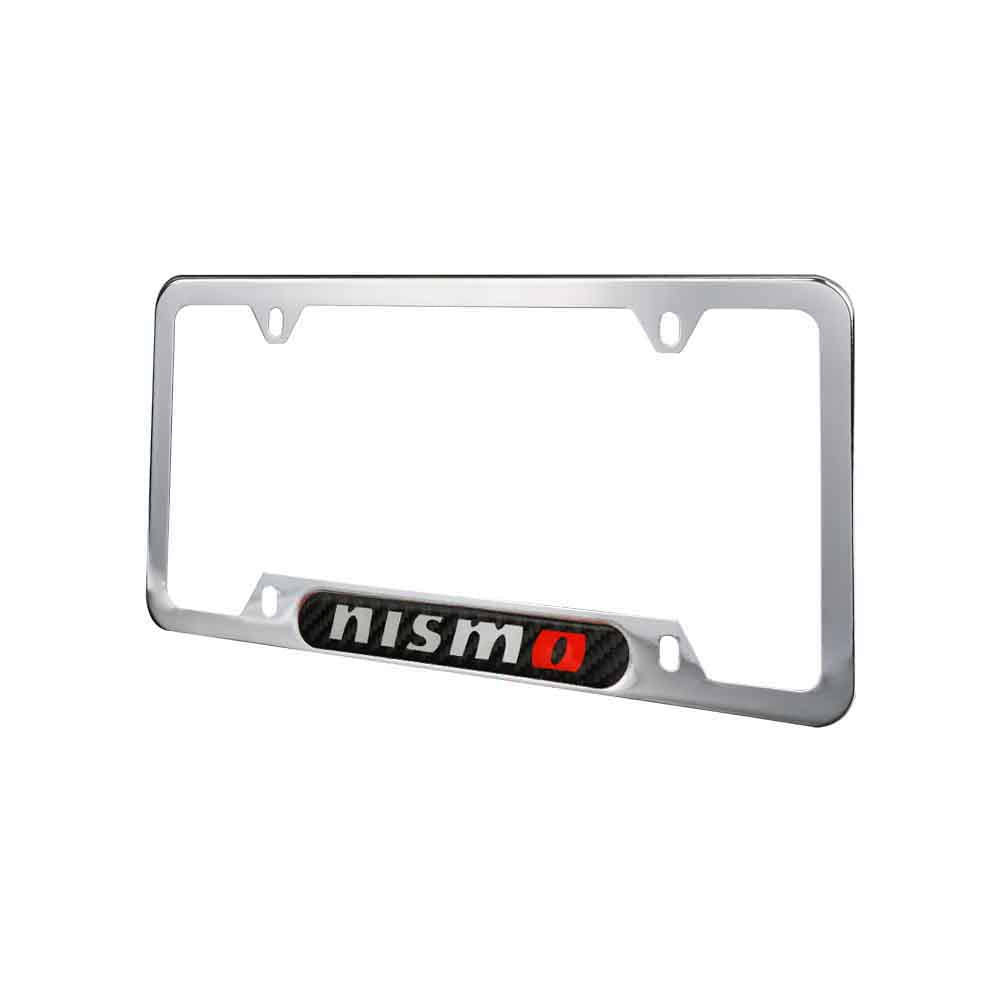 Brand New Universal 1PCS Nismo Chrome Metal License Plate Frame