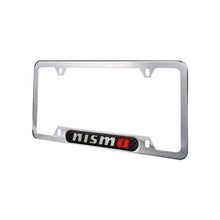 Load image into Gallery viewer, Brand New Universal 1PCS Nismo Chrome Metal License Plate Frame