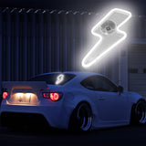 BRAND NEW UNIVERSAL LIGHTING SHAPED WHITE LED Neon Flash Light Car Window Glow Electric Remote Control Lamp