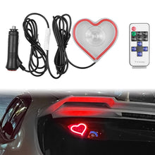 Load image into Gallery viewer, BRAND NEW UNIVERSAL LOVE HEART RED LED Neon Flash Light Car Window Glow Electric Remote Control Lamp