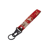 BRAND NEW JDM Sakura Koi FIsh Racing Keychain Metal key Ring Hook Strap Lanyard Universal