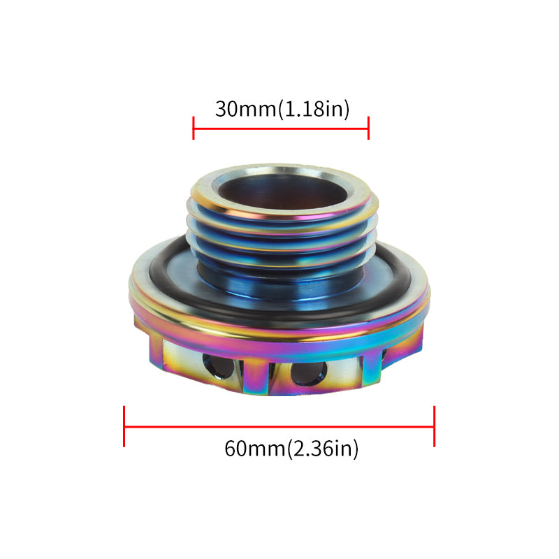 Brand New Toyota TRD Real Carbon Fiber Sticker ALUMNIUM Neo Chrome Billet Engine Oil FILLER Cap