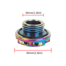 Load image into Gallery viewer, Brand New Toyota TRD Real Carbon Fiber Sticker ALUMNIUM Neo Chrome Billet Engine Oil FILLER Cap