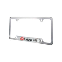 Load image into Gallery viewer, Brand New Universal 1PCS LEXUS Chrome Metal License Plate Frame