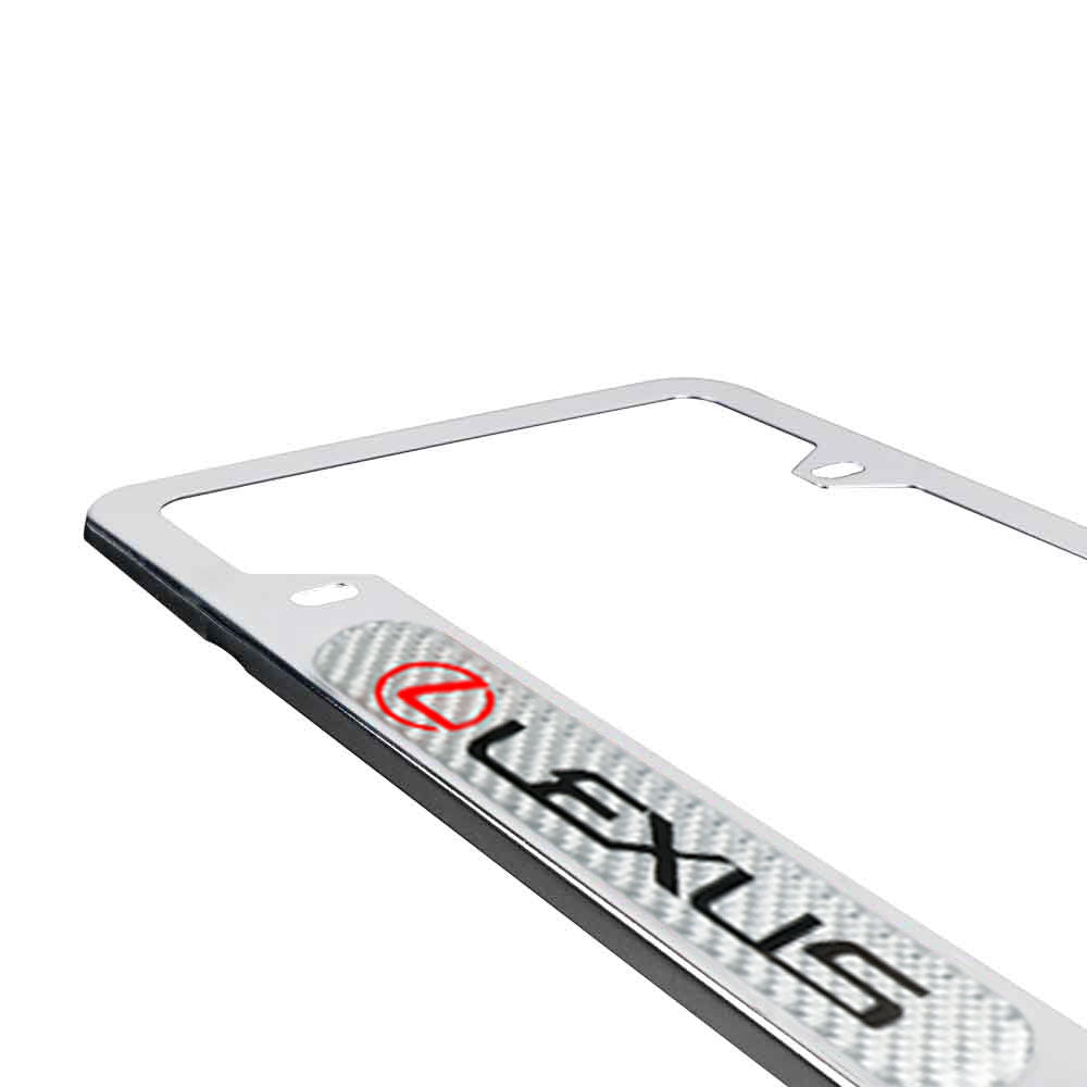 Brand New Universal 1PCS LEXUS Chrome Metal License Plate Frame