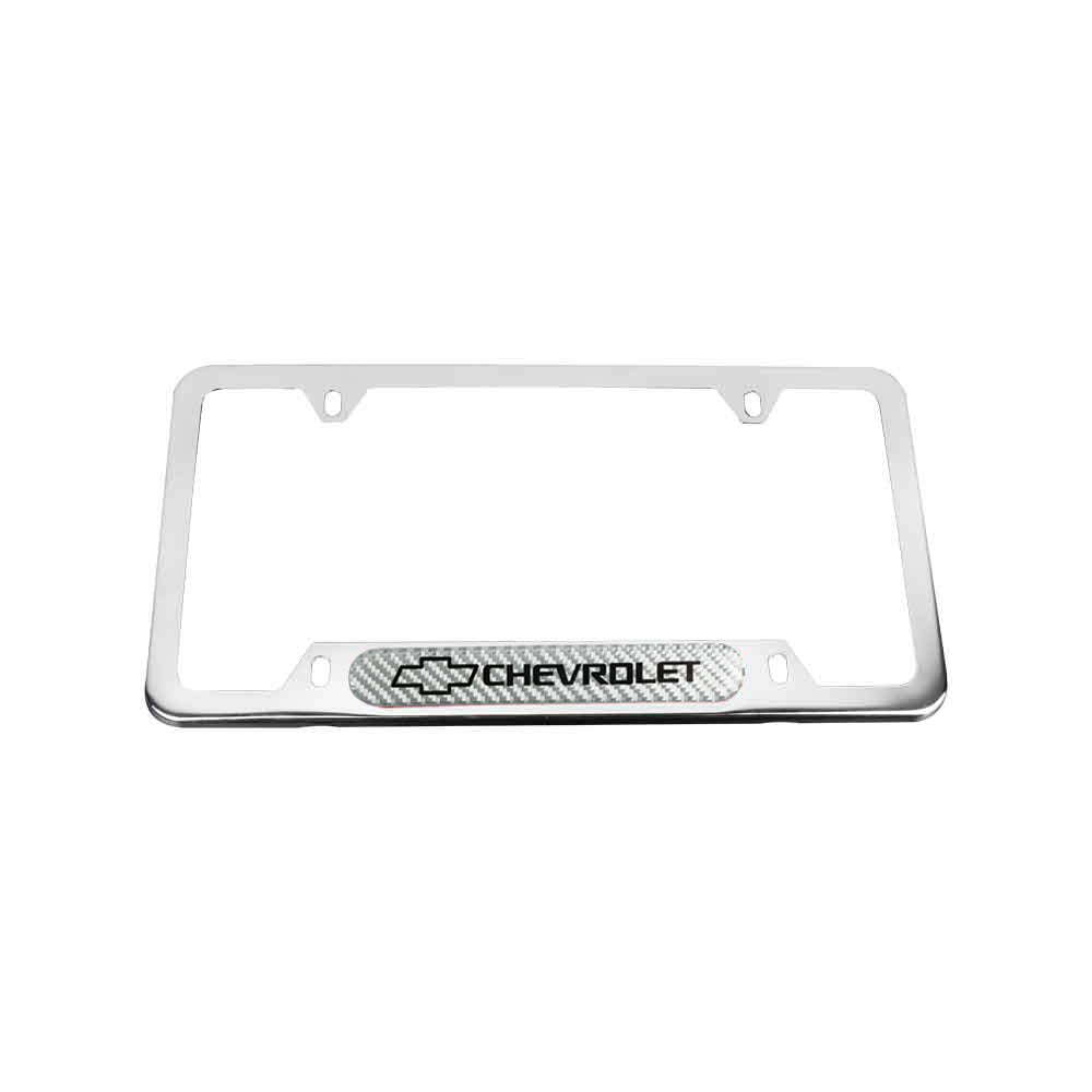 Brand New Universal 1PCS CHEVROLET Chrome Metal License Plate Frame