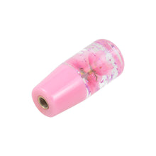 Load image into Gallery viewer, Brand New Universal 100mm Sakura Pink Glitter Rose Flowers Manual Car Gear Stick Shift Knob M8 M10 M12