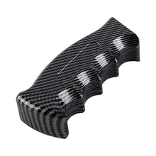 Load image into Gallery viewer, Brand New Universal Carbon Fiber Style Aluminum Slotted Pistol Grip Handle Manual Gear Shift Knob Shifter M8 M10 M12