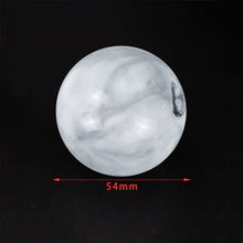 Load image into Gallery viewer, Brand New Universal Mix Pearl White/Silver Round Ball Shift Knob Car Gear MT Manual Shifter M8 M10 M12