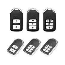 Load image into Gallery viewer, Brand New Mugen Black Real Carbon Fiber Key Fob Case Cover Shell Smart Keychain For 2016+ Honda Civic / Accord