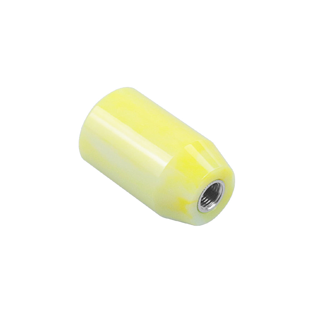 Brand New JDM Universal Yellow 6CM Marble Style Stick Manual Gear Shift Knob Shifter M8 M10 M12