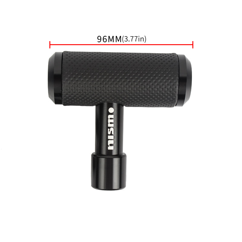 BRAND NEW NISMO BLACK Leather Car Shift Knob Aircraft Joystick Transmission Racing Gear M8 M10 M12