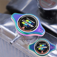 Load image into Gallery viewer, Brand New JDM 1.3bar 9mm Greddy Racing Neo Chrome Racing Cap High Pressure Radiator Cap For Universal