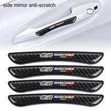 Load image into Gallery viewer, Brand New 4PCS MUGEN Real Carbon Fiber Anti Scratch Badge Car Door Handle Cover Trim