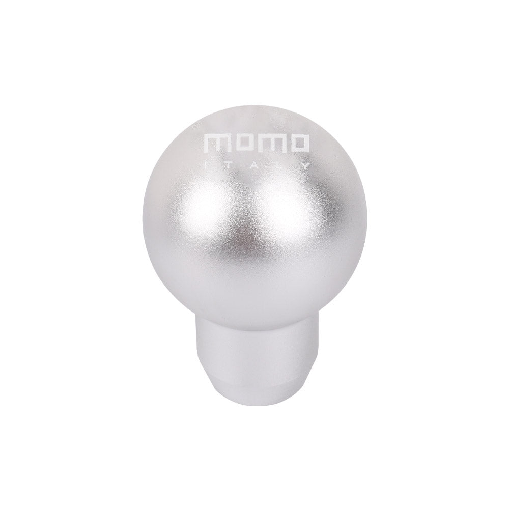 BRAND NEW UNIVERSAL MOMO Racing Universal Silver Aluminum Round Shift Knob Lever Knob M8 M10 M12