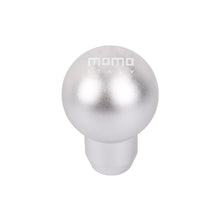 Load image into Gallery viewer, BRAND NEW UNIVERSAL MOMO Racing Universal Silver Aluminum Round Shift Knob Lever Knob M8 M10 M12