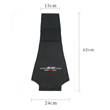 Load image into Gallery viewer, BRAND NEW 1PCS MUGEN POWER BLACK CAR NECK SEAT HEADREST PROTECTOR SUEDE COVER