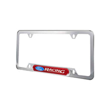 Load image into Gallery viewer, Brand New Universal 1PCS Ford Racing Chrome Metal License Plate Frame