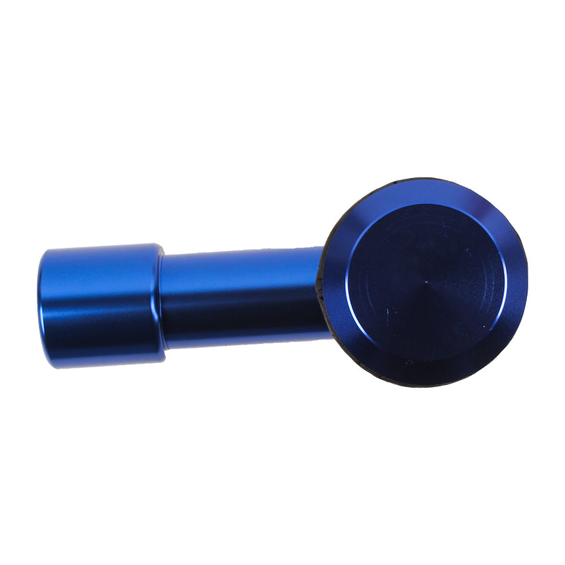 Brand New Universal MUGEN BLUE Aircraft Joystick Aluminum Leather Car Gear Shift Knob Shifter Lever Head M8 M10 M12