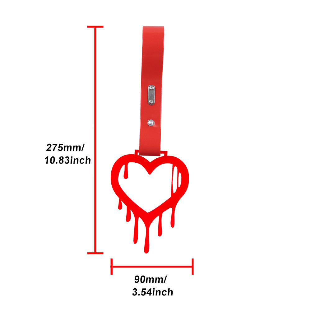 Brand New Drip Heart Red JDM TSURIKAWA Ring Subway Train Bus Handle Red Strap Charm Drift (Copy)