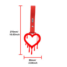 Load image into Gallery viewer, Brand New Drip Heart Red JDM TSURIKAWA Ring Subway Train Bus Handle Red Strap Charm Drift (Copy)