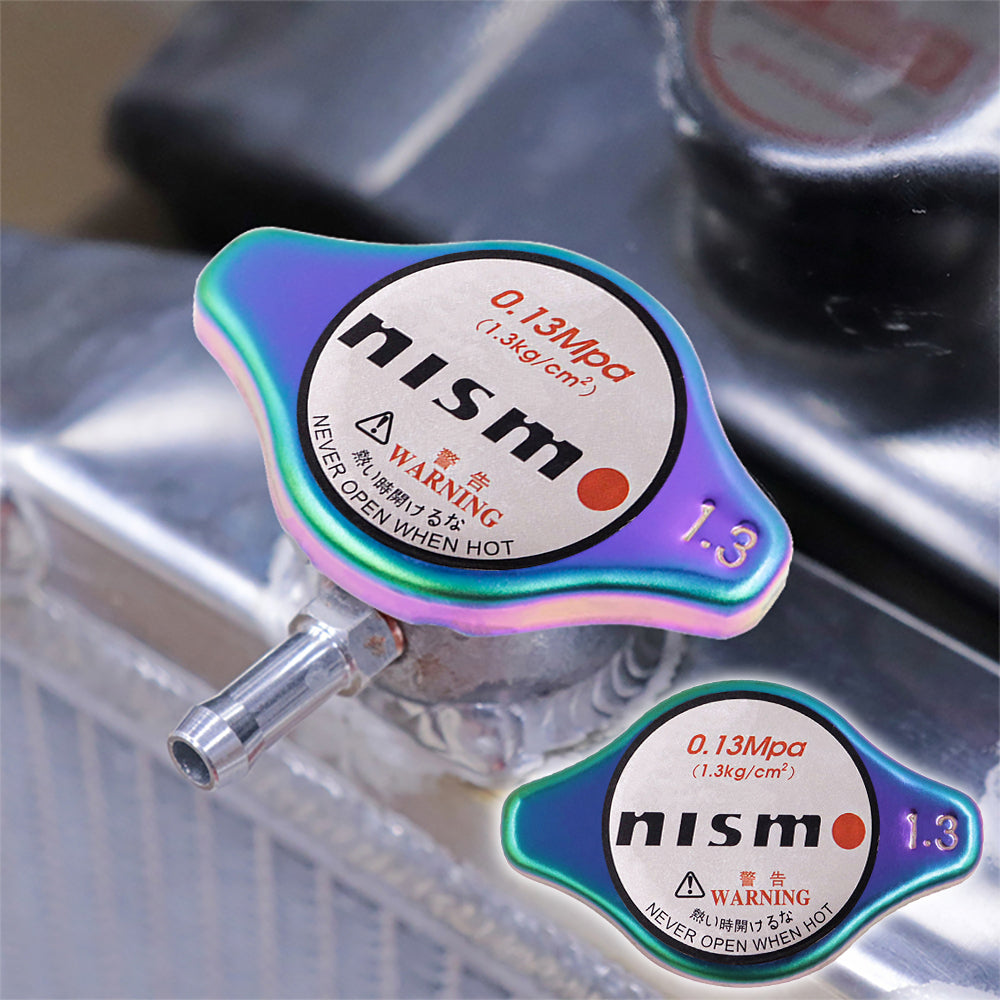 Brand New JDM 1.3bar 9mm Nismo Neo Chrome Racing Cap High Pressure Radiator Cap For Nissan