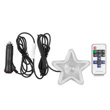 Load image into Gallery viewer, BRAND NEW UNIVERSAL STAR SHAPED WHITE LED Neon Flash Light Car Window Glow Electric Remote Control Lamp