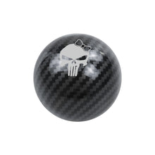 Load image into Gallery viewer, BRAND NEW UNIVERSAL JDM THE PUNISHER CHIC GIRL Aluminum Carbon Fiber Style Round Ball Manual Gear Stick Shift Knob M8 M10 M12