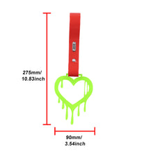 Load image into Gallery viewer, Brand New Drip Heart Green JDM TSURIKAWA Ring Subway Train Bus Handle Red Strap Charm Drift (Copy)