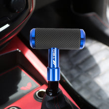 Load image into Gallery viewer, Brand New Universal TRD BLUE Aircraft Joystick Aluminum Leather Car Gear Shift Knob Shifter Lever Head M8 M10 M12