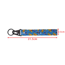 Load image into Gallery viewer, BRAND NEW JDM Pokemon Pikachu Racing Keychain Metal key Ring Hook Strap Lanyard Universal