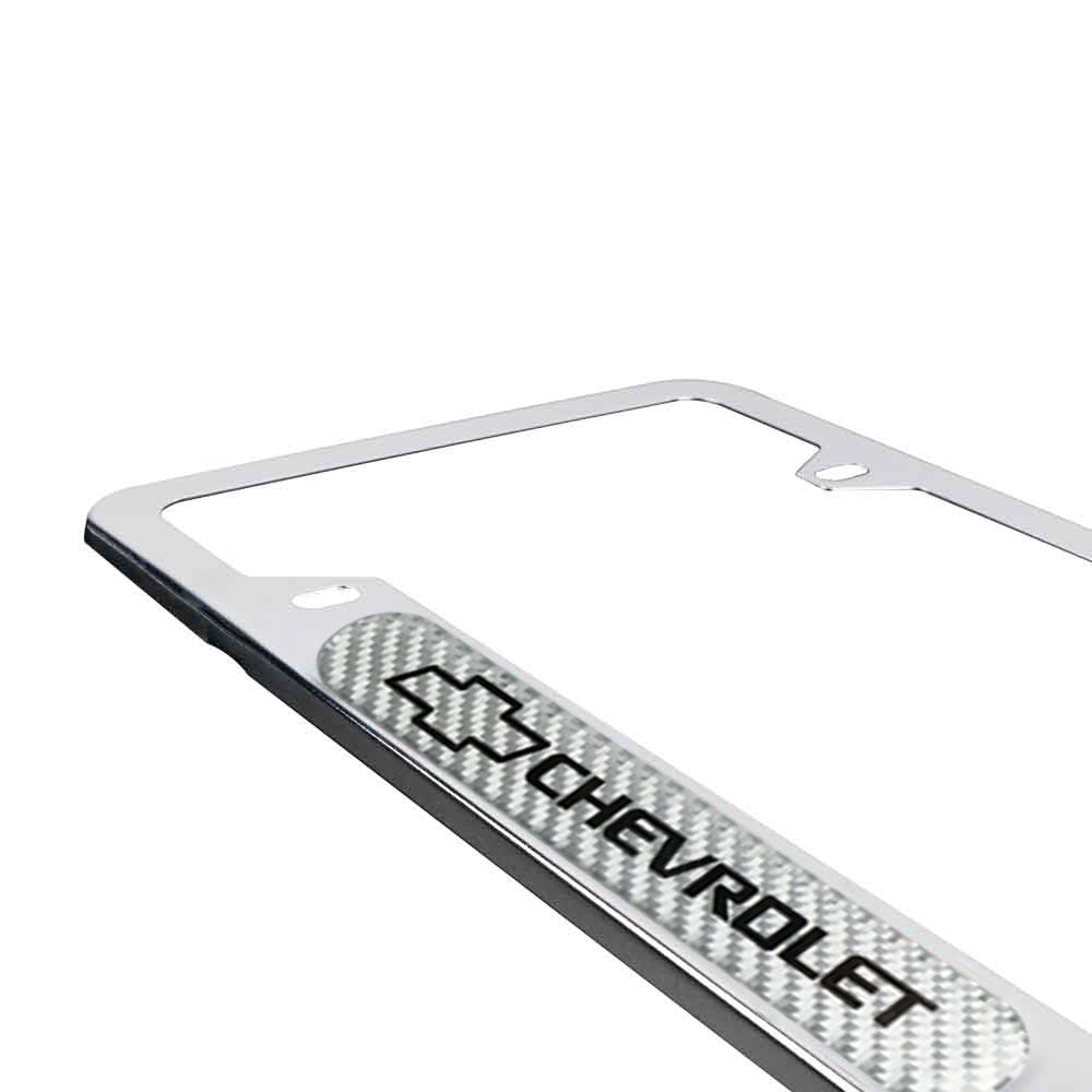 Brand New Universal 1PCS CHEVROLET Chrome Metal License Plate Frame