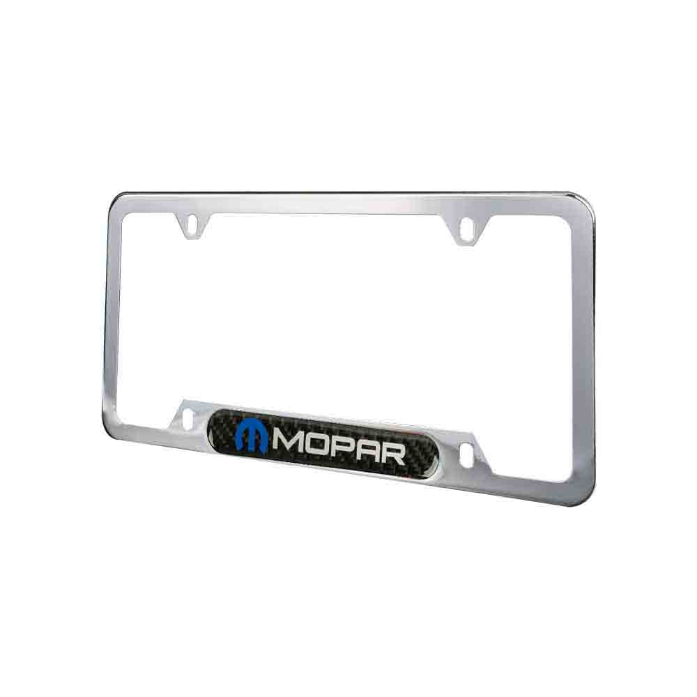 Brand New Universal 1PCS Mopar Chrome Metal License Plate Frame