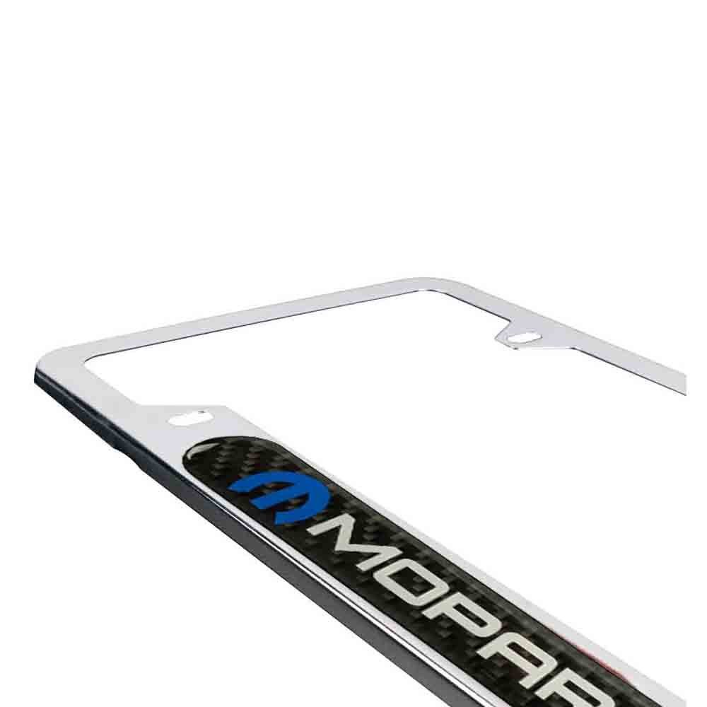 Brand New Universal 1PCS Mopar Chrome Metal License Plate Frame